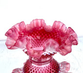 FENTON CRANBERRY BRIDES BASKET