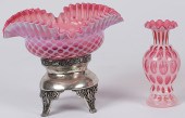 Fenton Cranberry Opalescent Bo