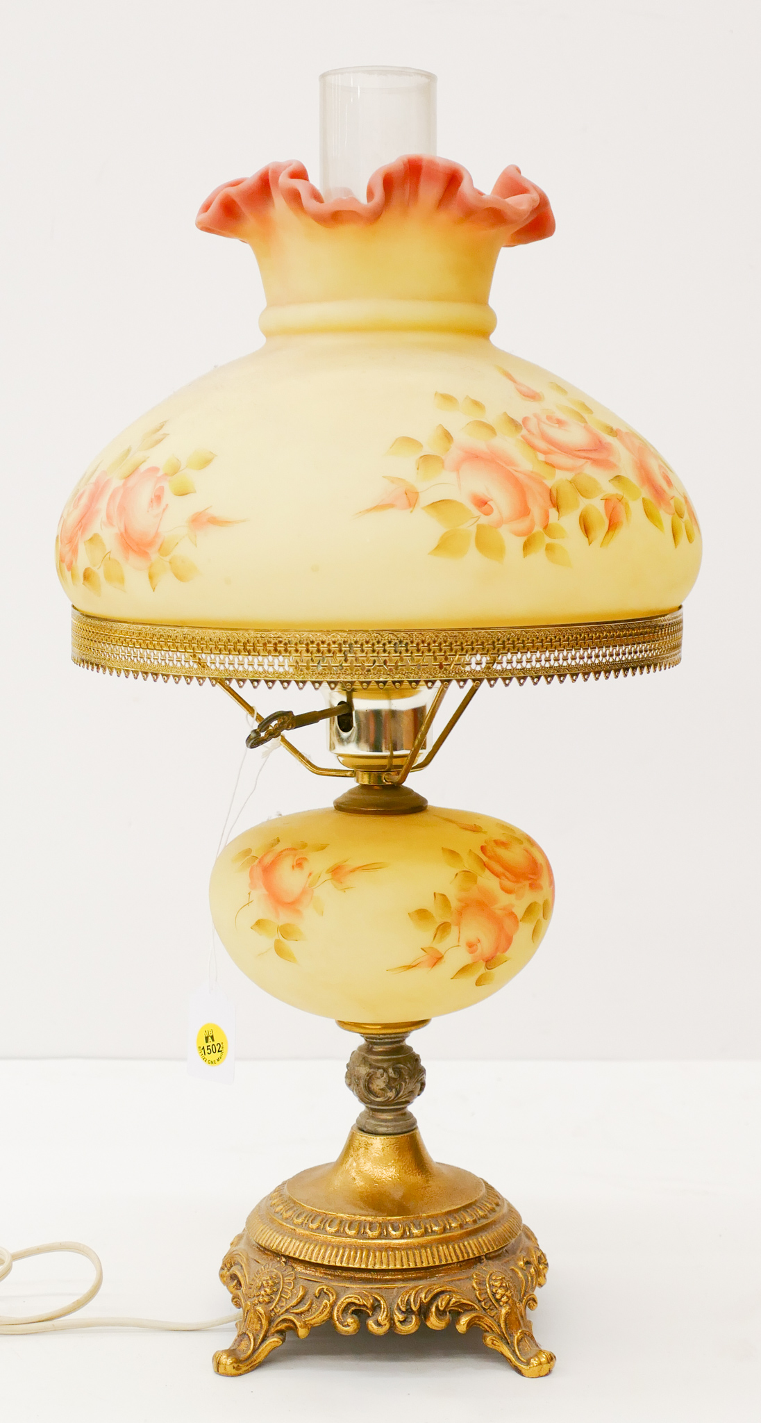 Fenton Floral Painted Burmese
