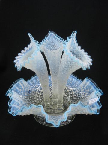 Fenton Opalescent Art Glass Epergne