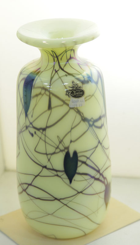 FENTON  ROBERT BARBER ART GLASS