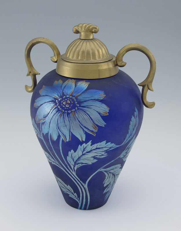 FENTON SANDCARVED FAVRENE ART GLASS