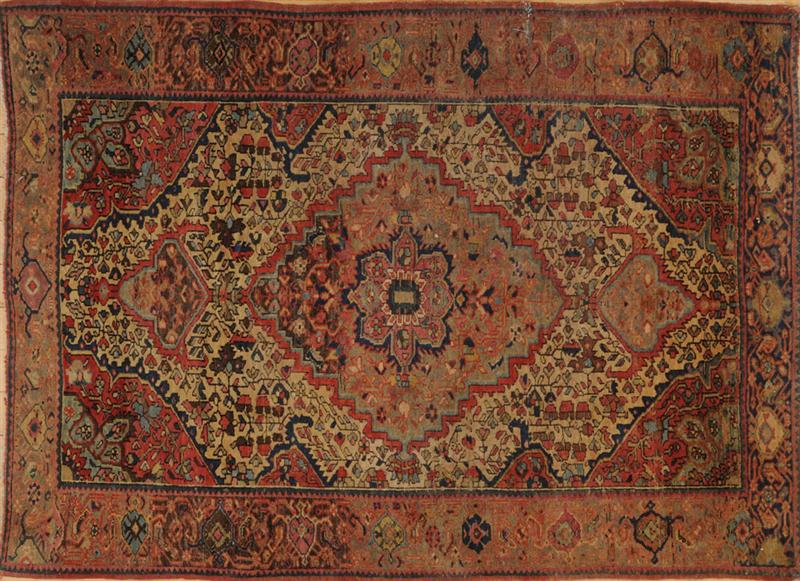 FERAGHAN FAUN-GROUND MEDALLIONS RUG