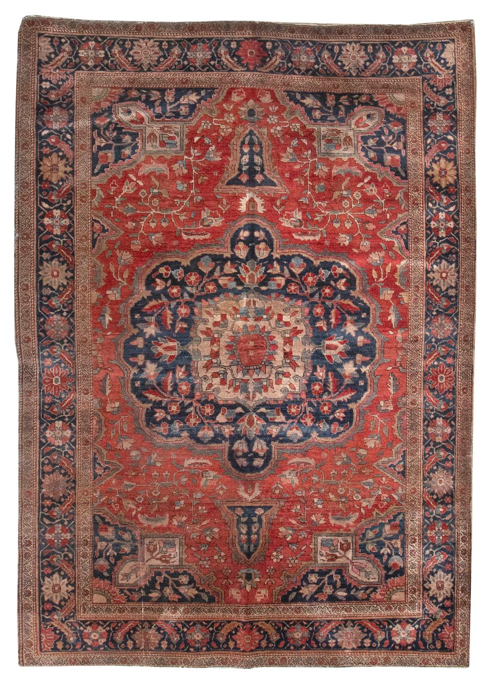 FERAGHAN RUG: 4’5” X 6’6” SECOND