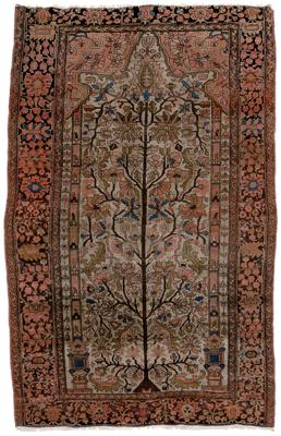 Ferahan Sarouk or Malayer rug, tree