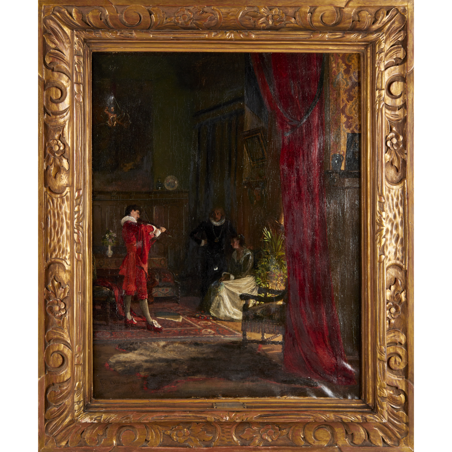 FERDINAND BRUTT, OIL ON CANVAS