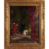 FERDINAND BRUTT, OIL ON CANVAS