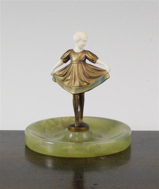 Ferdinand Preiss an Art Deco bronze