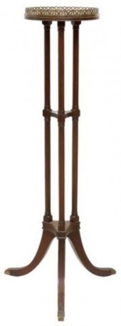 FERGUSON BROS. NJ MAHOGANY PED