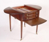 FERGUSON CO. INLAID GAME TABLE