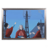 FERJO B.1946 FIGURAL HOMAGE TO