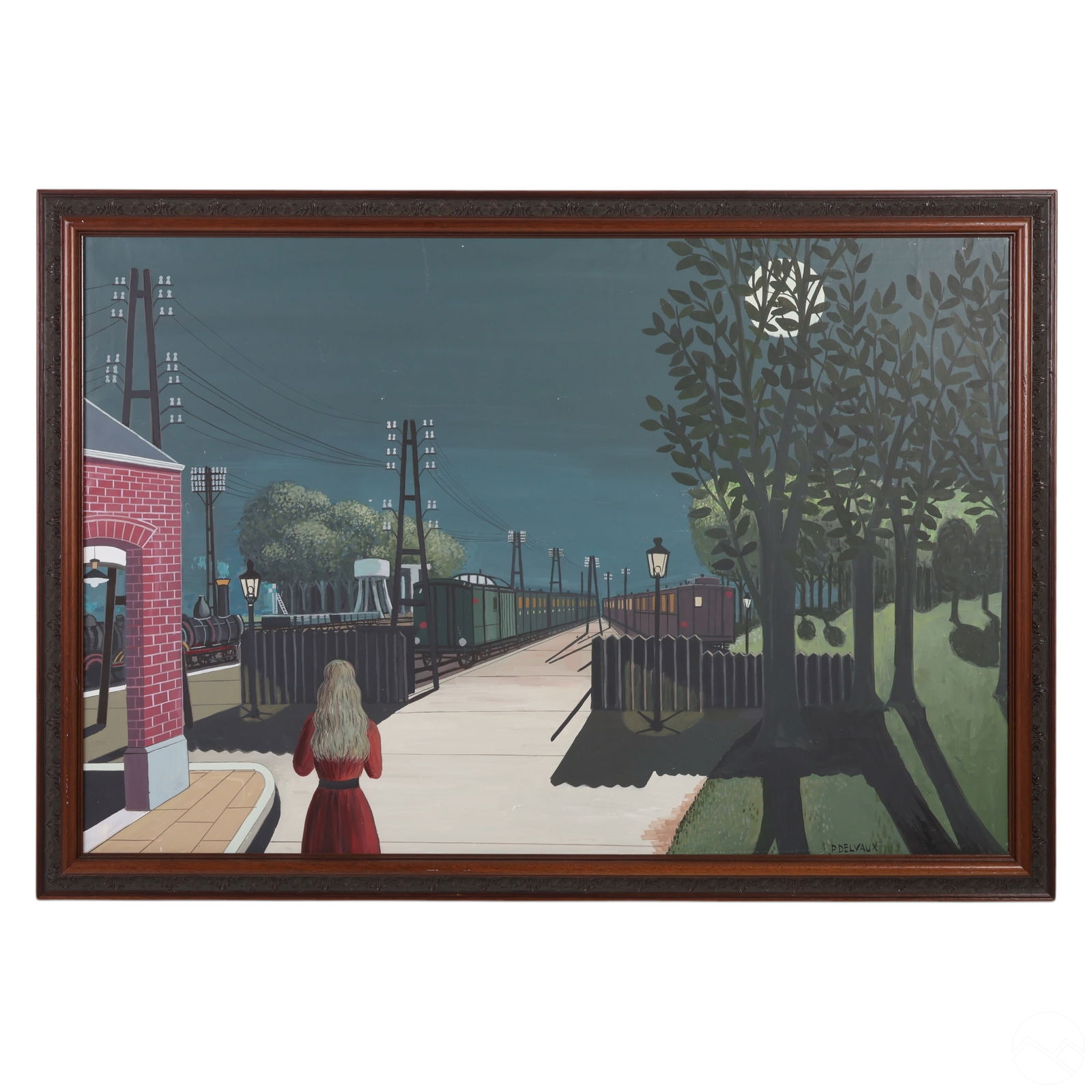 FERJO B.1946 HOMAGE TO DELVAUX