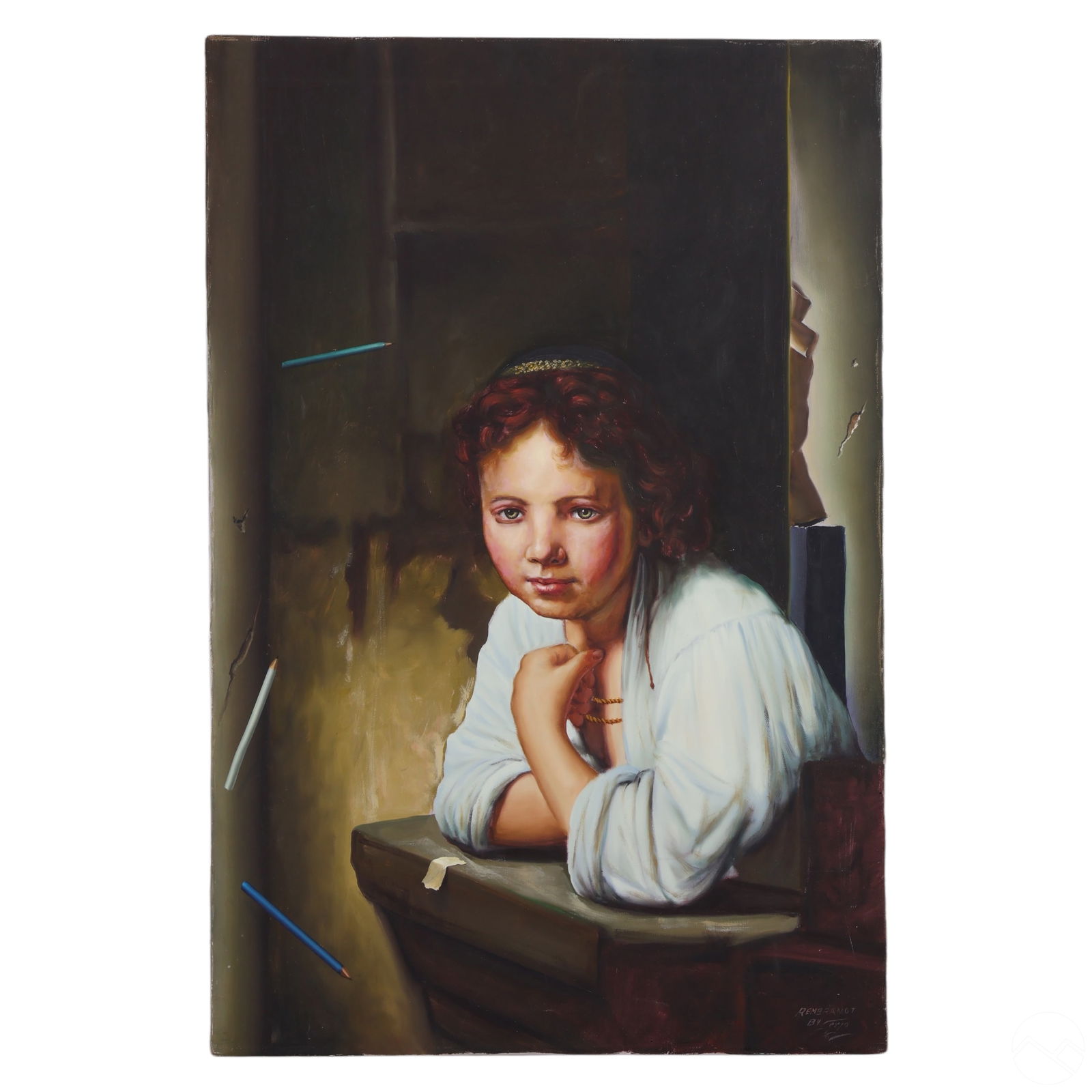 FERJO B.1946 HOMAGE TO REMBRANDT