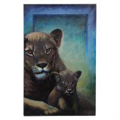 FERJO B.1946 LIONESS W/ CUB PO