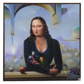 FERJO B.1946 MONA WITH PARROT