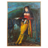 FERJO B.1946 SEMI NUDE MANNER