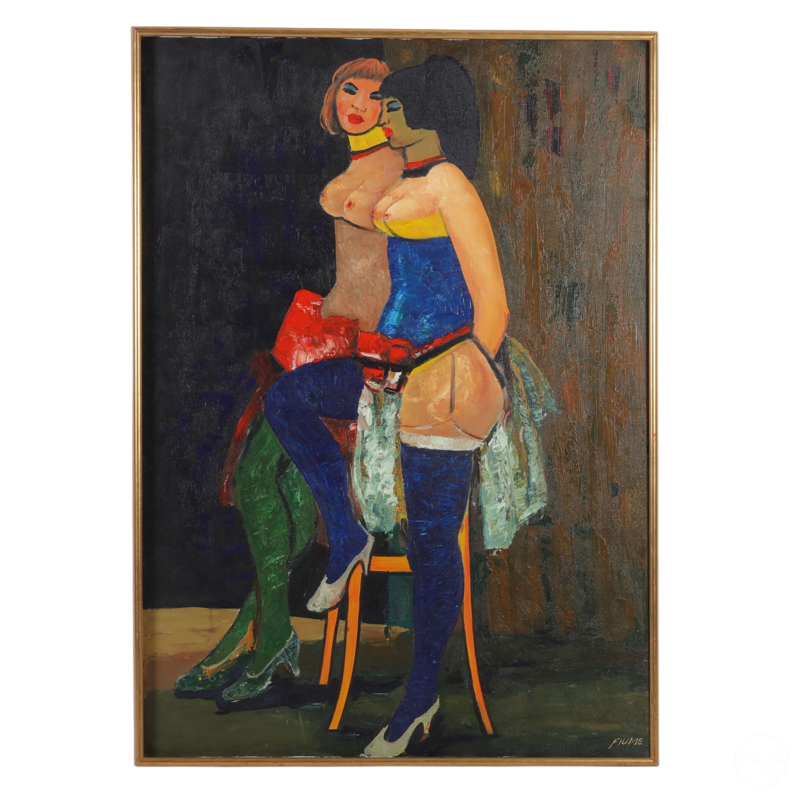 FERJO B.1946 SEMI NUDES HOMMAGE
