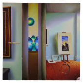 FERJO B.1946 STUDIO WITH GLASS