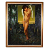 FERJO B.1946 SURREAL ANGEL IN