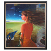 FERJO B.1946 SURREAL PORTRAIT
