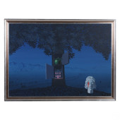 FERJO B.1946 SURREAL RENE MAGR