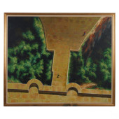FERJO B.1946 SURREAL WALKWAY L