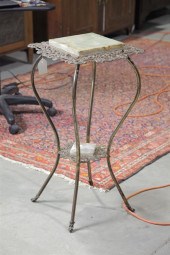 FERN STAND. Openwork  metal fe