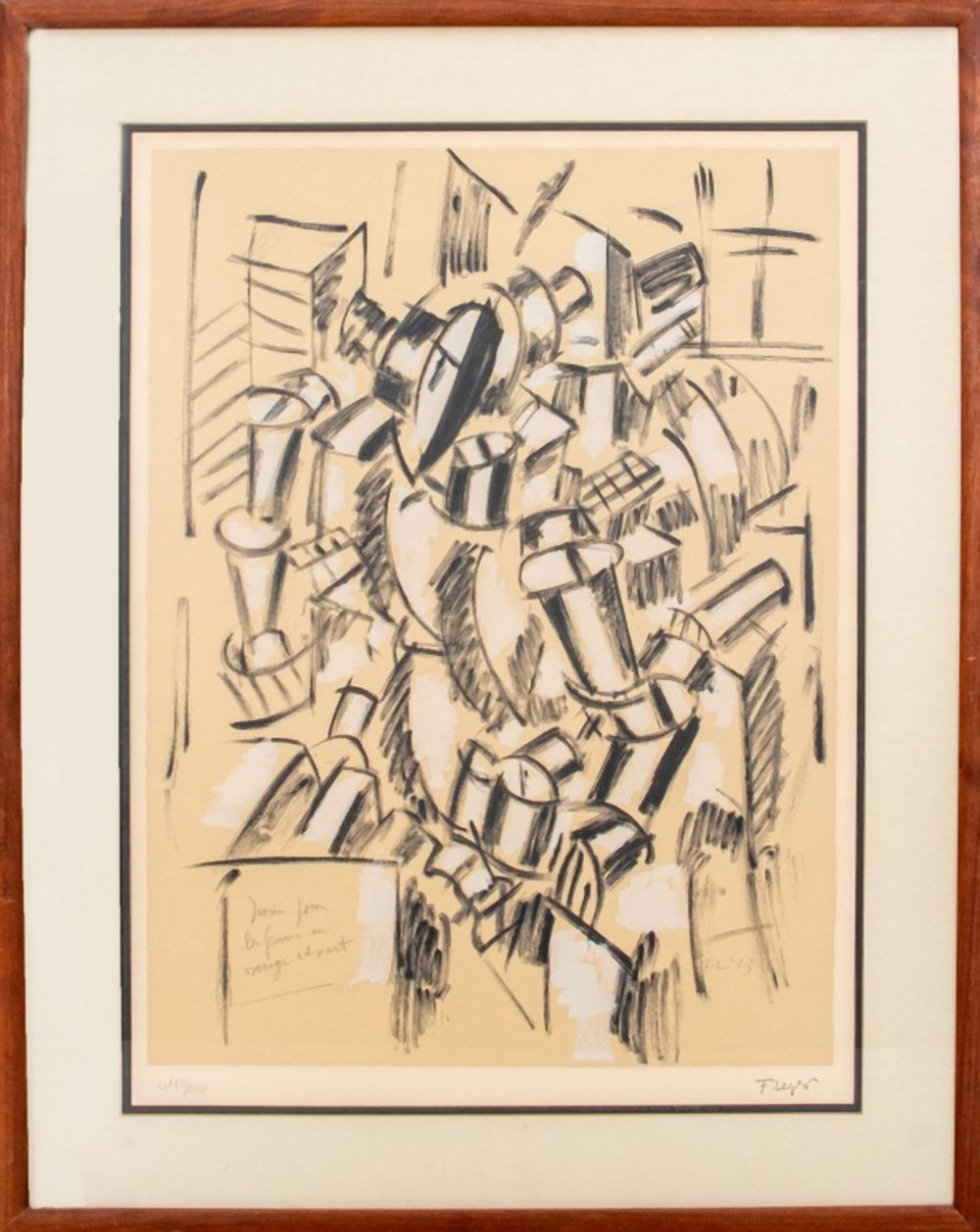 FERNAND LEGER "DESSIN POUR LA