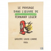 FERNAND LEGER. "LANDSCAPE IN T