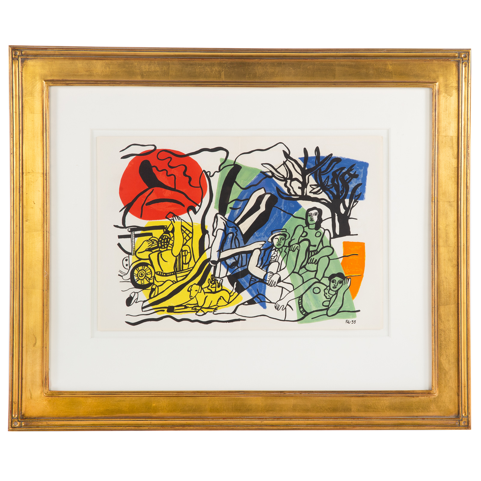 FERNAND LEGER. "LE PARTIE DE