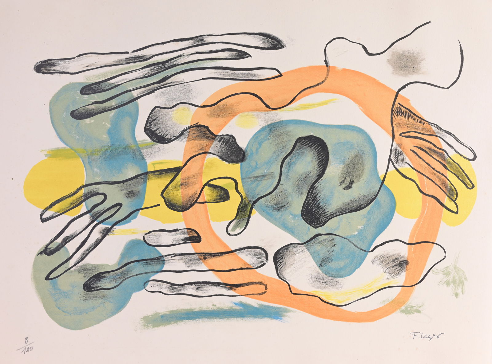 FERNAND LEGER "LES MUAGES" COLOR
