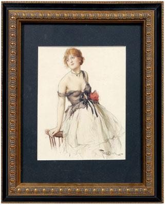 Fernand Toussaint watercolor