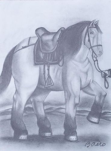 FERNANDO BOTERO "ESTUDIO" HORSE