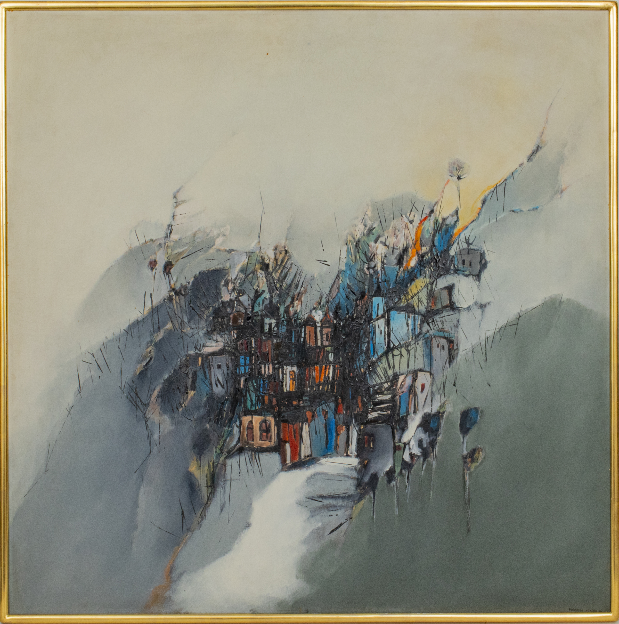 FERNANDO COELHO "CITY" OIL ON