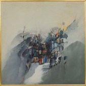 FERNANDO COELHO "CITY" OIL ON