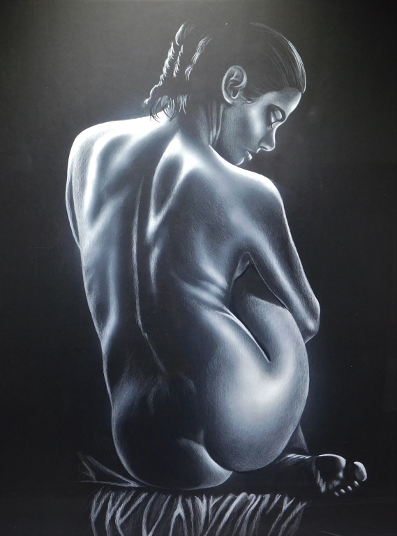 FERNANDO MONTOYA NUDE FIGURE PASTEL