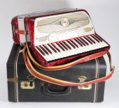 FERRARI RED ITALIAN ACCORDION