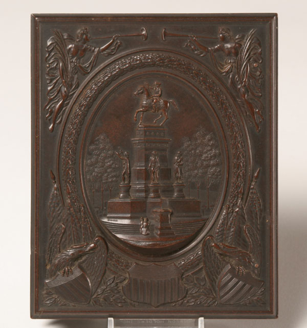 Ferrotype in gutta percha case;