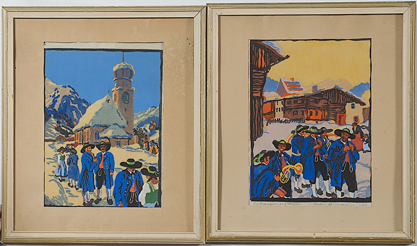 Festival of St. Anton Woodblocks
