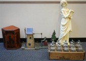 FIBERGLASS FIGURE OF A WOMAN,