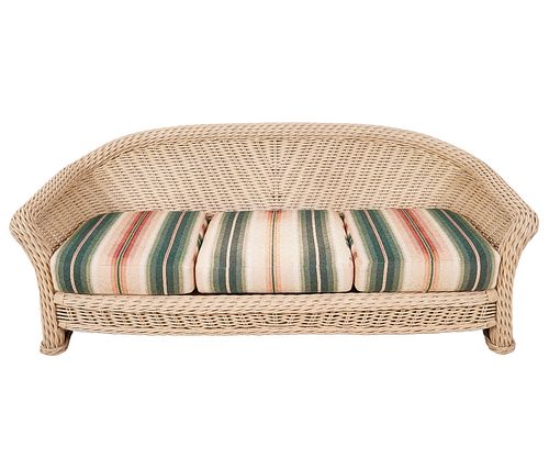 FICKS REED RATTAN SOFAFicks Reed