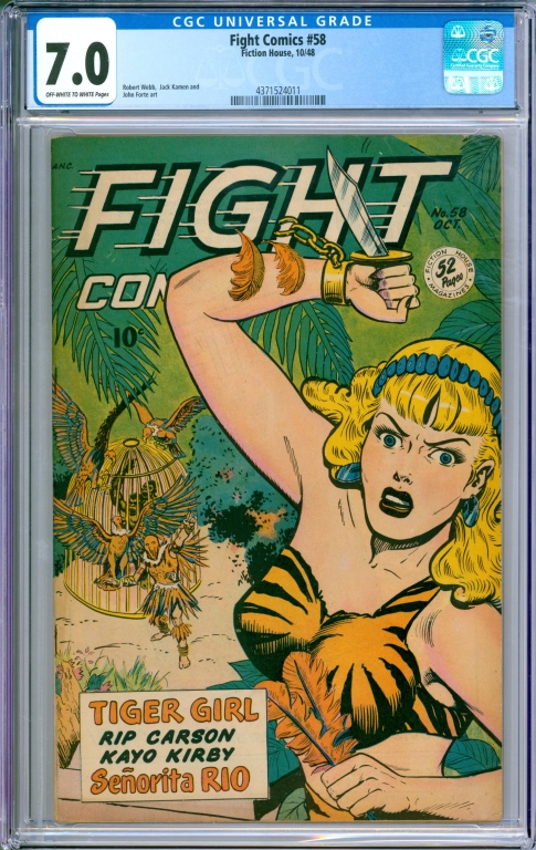 FICTION HOUSE FIGHT COMICS #58