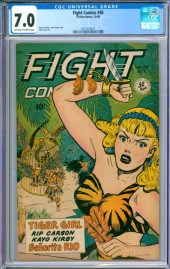 FICTION HOUSE FIGHT COMICS #58