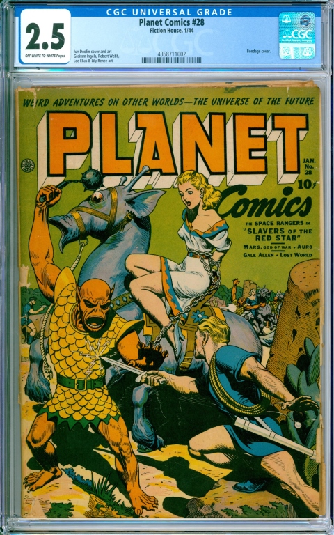 FICTION HOUSE PLANET COMICS #28 CGC