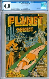 FICTION HOUSE PLANET COMICS #4