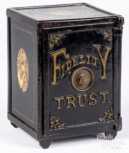 FIDELITY TRUST CAST IRON SAFE