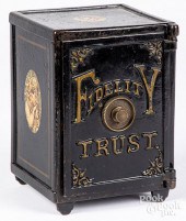 FIDELITY TRUST CAST IRON SAFE
