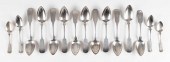 FIFTEEN AMERICAN COIN SILVER S