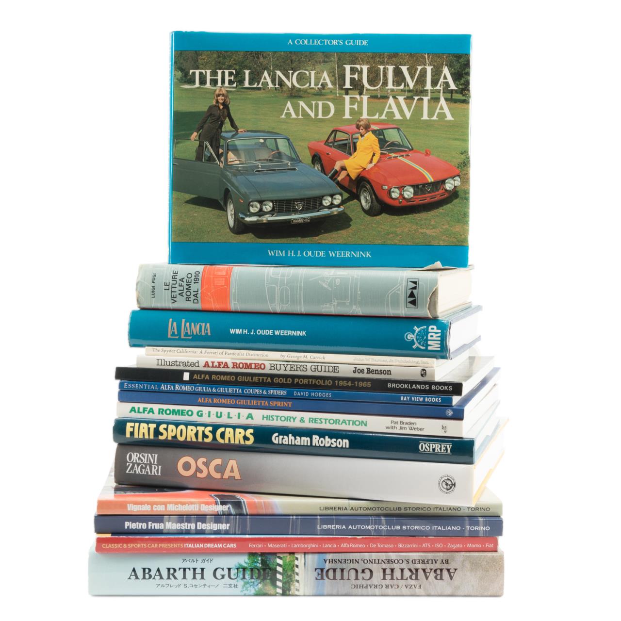 FIFTEEN BOOKS ON VARIOUS ITALIAN