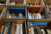 FIFTEEN BOXES WITH BOOKS (HIST
